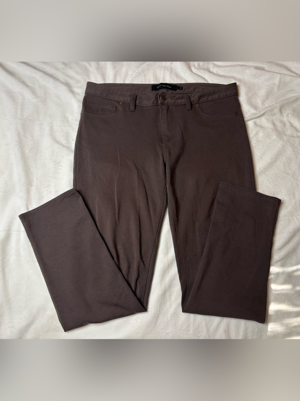 Calvin Klein Jeans Men's Dark Brown Chinos
